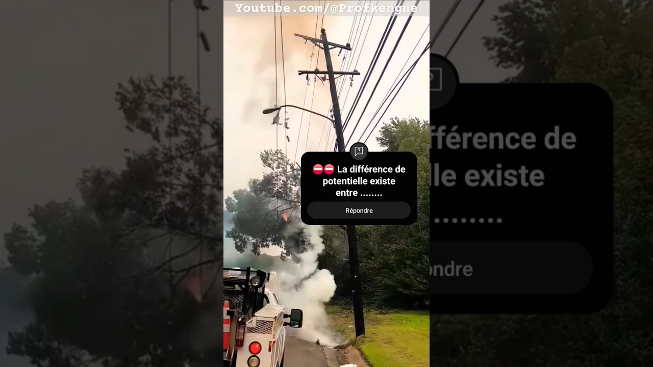 🚫🚫les effets de la différence de potentielle sur les lignes électriques hautes tension #électricité