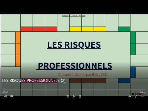 Les risques professionnels