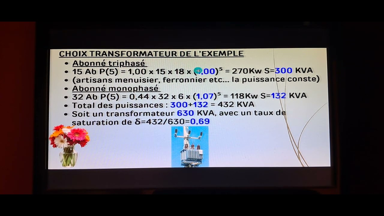 CHOIX TRANSFORMATEUR