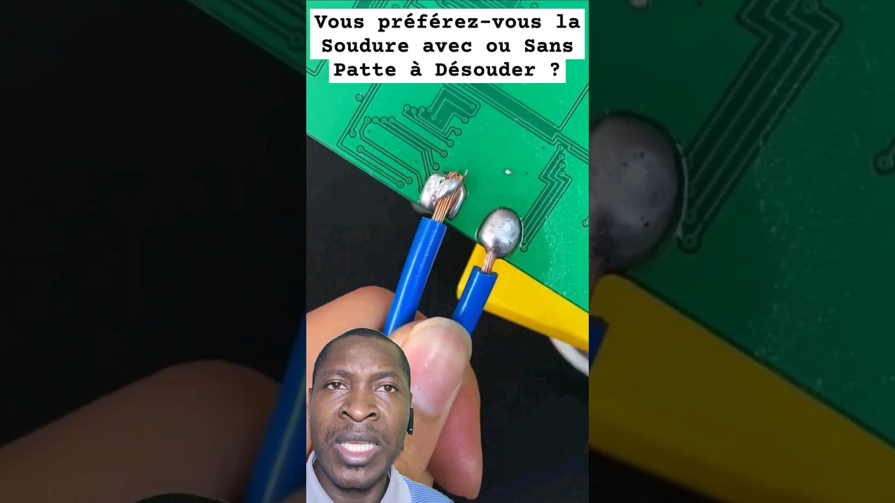 Vous préférez-vous la Soudure avec ou Sans Pâte à Désouder #solderwire #solderingwire  #soldering